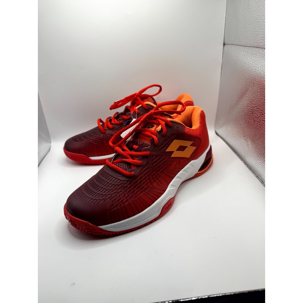 Lotto Mirage 100 II Clay 218989-9ZC Mens 9 Sneaker Orange Lace Up Tennis Shoes